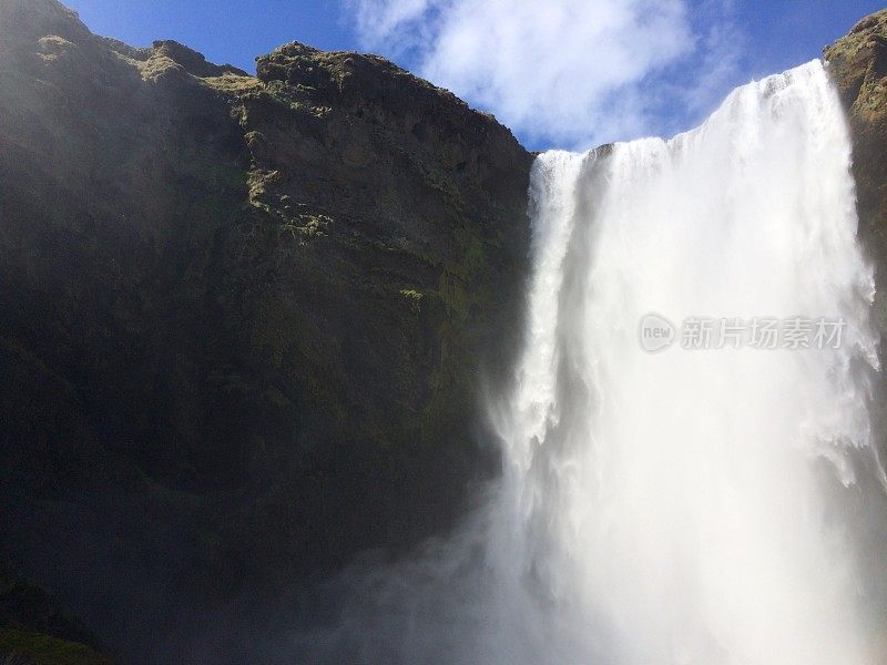 Seljalandsfoss -冰岛，瀑布